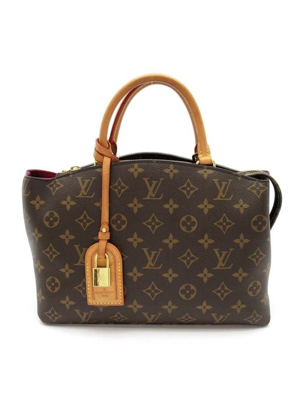 Louis Vuitton Petit Palais PM Monogram Handbag Brown
